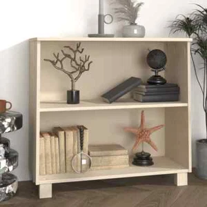 Aparador de madera maciza de pino Multicolores 85x35x80 cm Estante vidaXL - Imagen 1 de 36