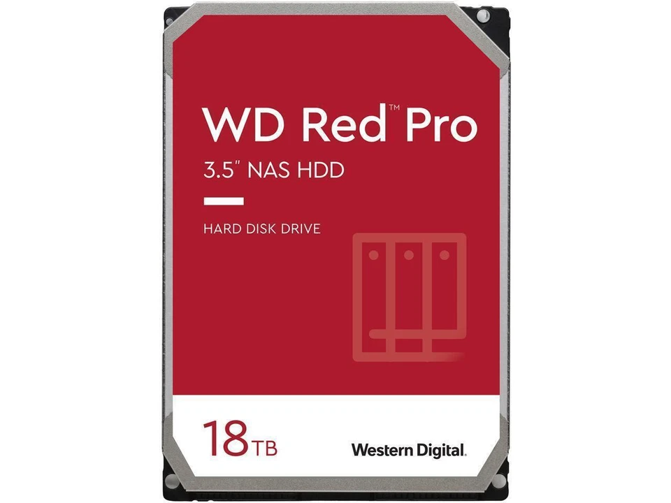 Western Digital Red Pro 18TB 3,5 Zoll Festplatte (WD181KFGX)