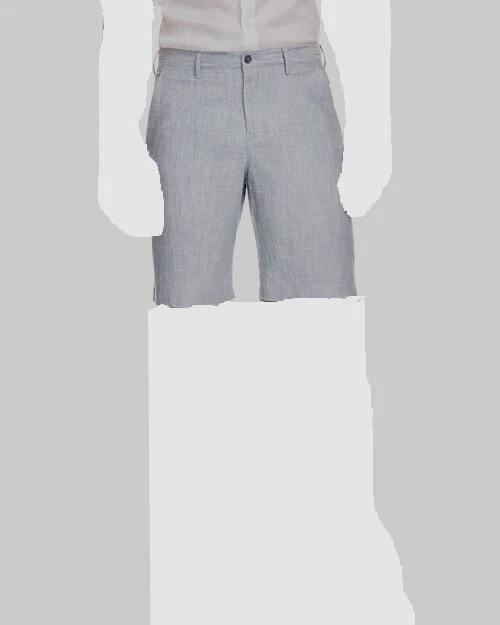 Shorts cáqui chinos algodão linho casual azul Bloomingdale's tamanho 40 US$ 111 - Imagem 1 de 1