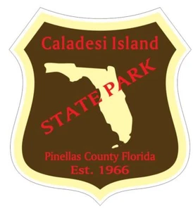 Pegatina Parque Estatal Isla Caladesi R3352 Florida ELIGES TALLA - Imagen 1 de 1
