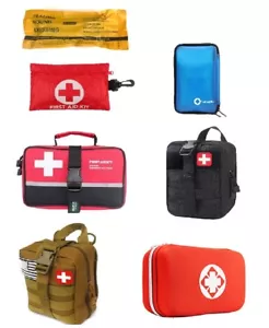 Outdoor First Aid Kit Bag Portable Travel Medicine Case Emergency Organizer Mul- - Picture 1 of 61