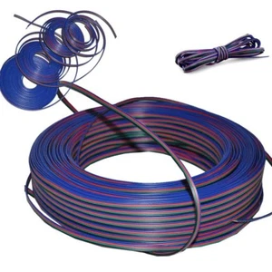 5050 RGB LED Strip Light Extension Wire Cable Cord 4-Pin Line - Picture 1 of 27