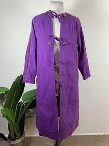 Love Binetti WOMENS 100% Cotton Lavender Colored The Sadie Jacket, Size S - Picture 1 of 11