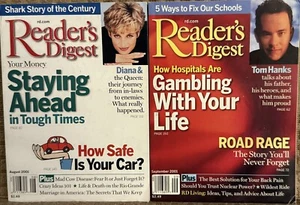 2001 August September READER'S DIGEST MAGAZINE Vintage History Short Stories - Picture 1 of 2