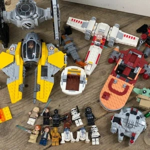 Lot of Vintage LEGO Star Wars Figures & Vehicles & Accessories - Picture 1 of 12