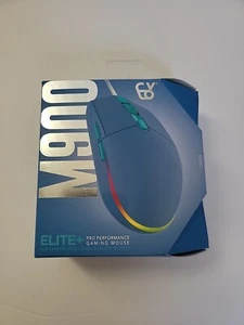 NEW Gaming Mouse | CYLO M900 Elite+ Pro Performance 6D Button Led Lit Wired - Picture 1 of 9