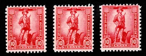 U.S. SCOTT #WS7 WAR SAVINGS 10¢ STAMP 1942 (LOT OF 3) MNH-OG - Picture 1 of 2