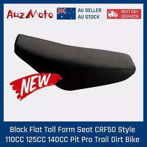 CRF50 XR50 Tall Flat Seat for 70/110/125/140cc Thumpster Dirt Pit Trail Bike RED - Picture 1 of 4