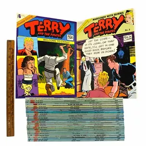 Sehr schönes "TERRY AND THE PIRATES" COMICBUCH Konvolut 25 TASCHENBÜCHER um 1986-92 - Bild 1 von 5