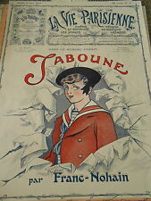 Jaboune par Franc Nohain Jeune Marin Couverture Print Cover 1910