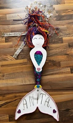 Step by Step Schultüte Zuckertüte Meerjungfrau rund, Gebraucht, Personalisiert - Bild 1 von 4