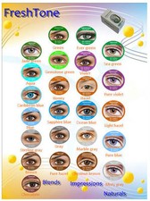 LENTILLES DE COULEUR 3 TONS BI ANNUELLES COLOR LENS LENTILLAS FRESHTONE