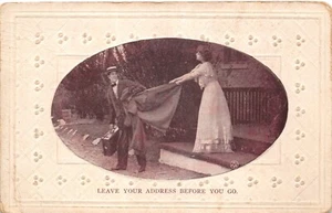 ANTIGUA POSTAL SERIE BAMFORTH GB Y ESTADOS UNIDOS CORTEJO BUENA MUY BUENA - Imagen 1 de 2