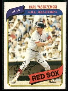 VTG 1980 O-Pee-Chee CARL YASTRZEMSKI #365 Boston Red Sox OPC Baseball Card EX-NM - Bild 1 von 2