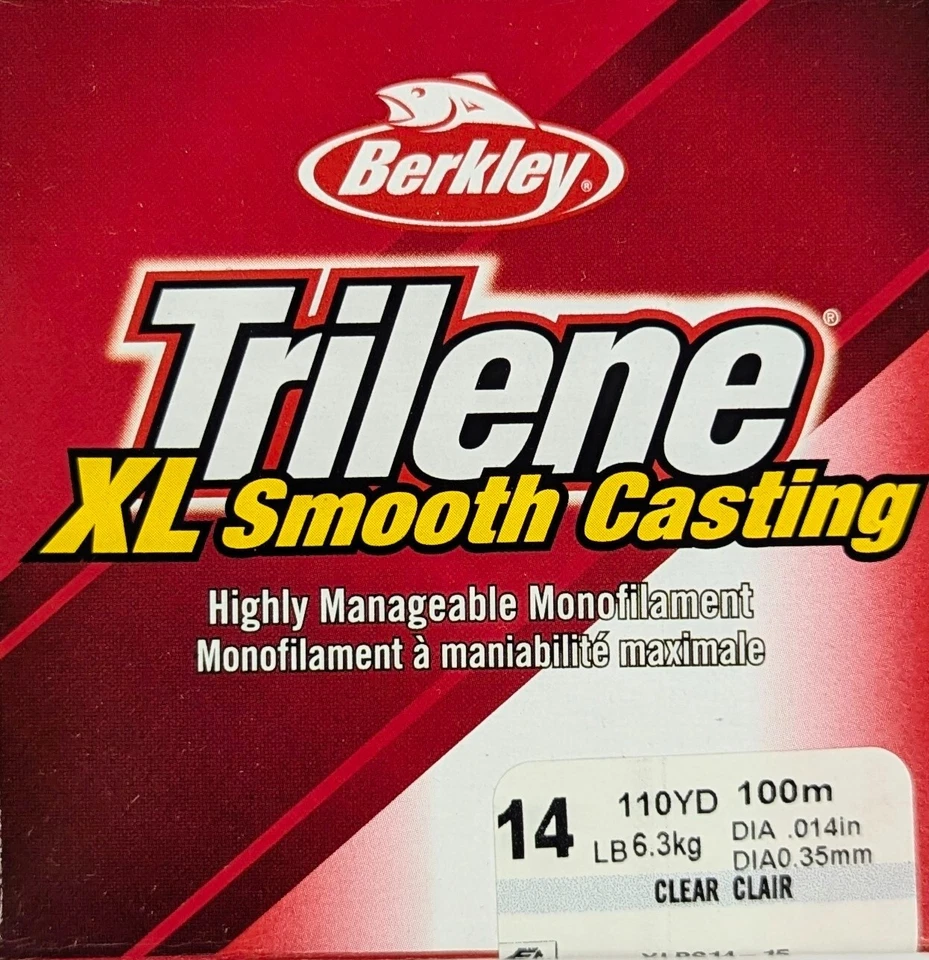 Berkley Trilene XL Fishing Line 110 Yards Clear - Choose Test - Image 1 of 1