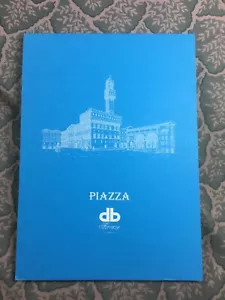 Db Firenze Pineider Piazza Cancelleria 50 Fogli di Carta - Blu - Foto 1 di 4