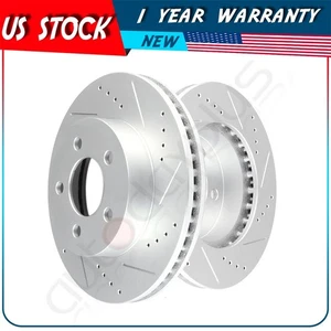Front Brake Rotors For 2002 2003 2004 2005-2007 Jeep Liberty Drilled & Slotted - Bild 1 von 8