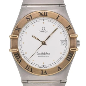 Omega Constellation Ref.368.1075 K18YG Bianco Oro Argento Automatico Da Orologio - Foto 1 di 10