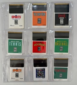 TurboGrafx 16 Games Lot - HuCard - Sports - Champions Forever Boxing, TV Sports