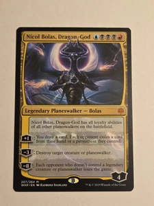 Nicol Bolas, Dragon-God  - War of the Spark X1 WAR MTG 207/264 M - Picture 1 of 2