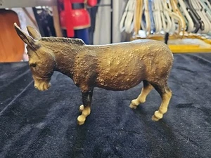 Vintage BREYER DONKEY BROWN & GRAY FIGURINE - Picture 1 of 9