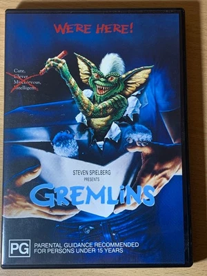 Gremlins 1 Zach Galligan Phoebe Cates (DVD, 1984) Region 4 Good Condition - image 1 of 3