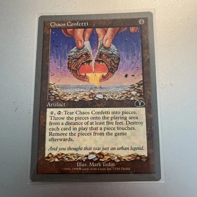 Chaos Confetti Unglued MP MTG Magic the gathering - Image 1 of 4