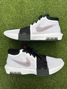 Nike LeBron James Witness VIII Blanco Rojo Negro FB2239-103 Hombre’s Talla 10 - Imagen 1 de 5