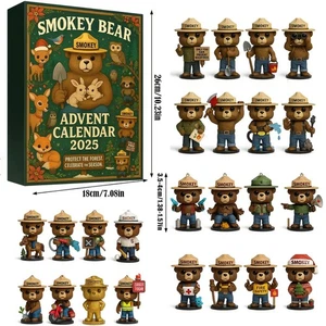 Smokey The Bear Adventskalender 2025 Kinder Weihnachtsgeschenk 24 Tage - Bild 1 von 10