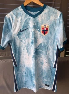 Nike Norway Football Jersey Shirt Ice Size Mens Small Rare - Picture 1 of 10