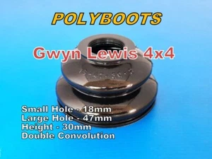 POLYURETHANE Ball Joint Boot 18-47-30mm POLYBOOTS Ball Joint Dust Cover TRE Boot - Picture 1 of 1
