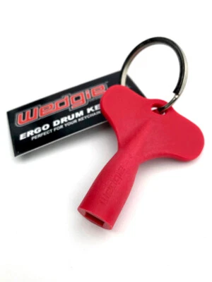 Llave de batería ergonómica Wedgie con llavero | Rojo | 1 pieza Foto 1 de 2