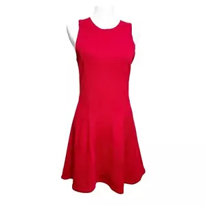 Abito donna Rag & Bone rosso Ginevra polimisto testurizzato senza maniche M 6-8 rosso - Foto 1 di 8