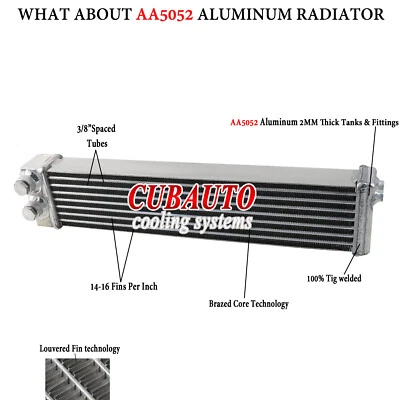Aluminum Oil Cooler Fits 1971-1974 Mazda RX2 /72-78 RX3 /74-78 RX4 79-95 RX-7 - Image 1 of 4