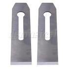 2x 44mm High-carbon Steel Hand Planer Cutting Tool Replacement Woodworking Tool