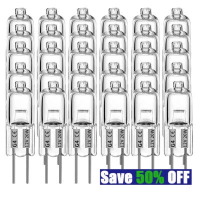 Pack of 10 G4 Halogen Capsule Lamps Light Bulbs 20 10 Watt 12V Lamps Home Decor