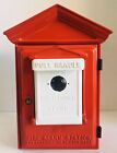Vintage Gamewell Red Pull Handle Fire Alarm Station Box No Key