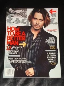 ESQUIRE magazine 2004, Johnny Depp, Josie Maran, Mario Batali, Jeffrey Tambor - Picture 1 of 1