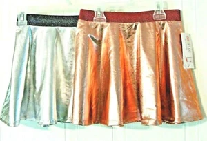 Skirt Metallic Pink/Silver Full Dance Wear Costume Poodle Skirt Play Everyday - Picture 1 of 13