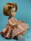 Vintage 60s Effanbee 'Fluffy' Doll Vnyl.1 11' 'Orig. Darling Dress  Sleep Eyes