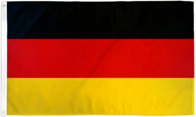 Bandera "ALEMANIA" 2x3 pies poliéster bandera cartel alemán internacional europeo UE ONU Foto 1 de 4