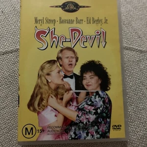 SHE-DEVIL dvd REGION 4 meryl streep RARE roseanne barr SHE DEVIL ed begley jr - Picture 1 of 2