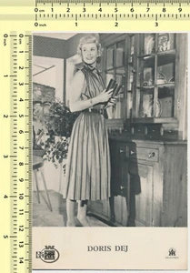 137 Doris Day, Sedma Sila Morava Film Belgrade vintage original photo postcard - Picture 1 of 2