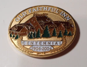 Old Faithful Inn Centennial 2004 Souvenir Kühlschrankmagnet Vintage - Bild 1 von 5