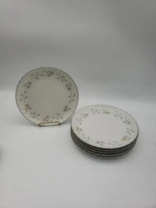 Syracuse Brae Loch Salad/Luncheon Plates Set Of 6 Silhouette Fine China 8¼" - Picture 1 of 7
