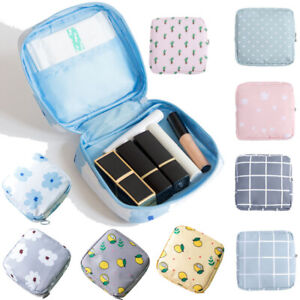 Women Sanitary Napkin Storage Bag Canvas Pad Organizer Pouch Case Makeup Bag