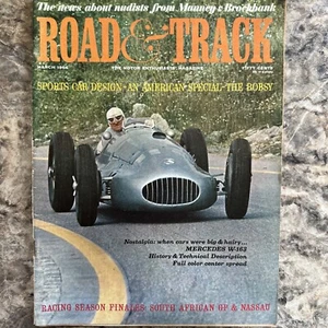 Vintage ROAD AND TRACK Magazine March 1964 MERCEDES W163 South African GP Nassau - Picture 1 of 1