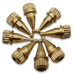 8x M8x37.5 Copper Speaker Spike Isolation Floor Stand Shockproof Foot Feet Nail - Bild 1 von 8