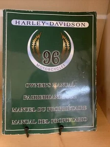 Harley-Davidson 1996 Owners Manual FL/FX Models International - Picture 1 of 8