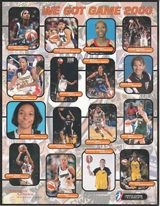 STEPHANIE (McCARTY) WHITE RARE 2000 ROOKIE CARD SHEET WNBA ONLY 1 ON EBAY 🔥🔥 - Picture 1 of 2